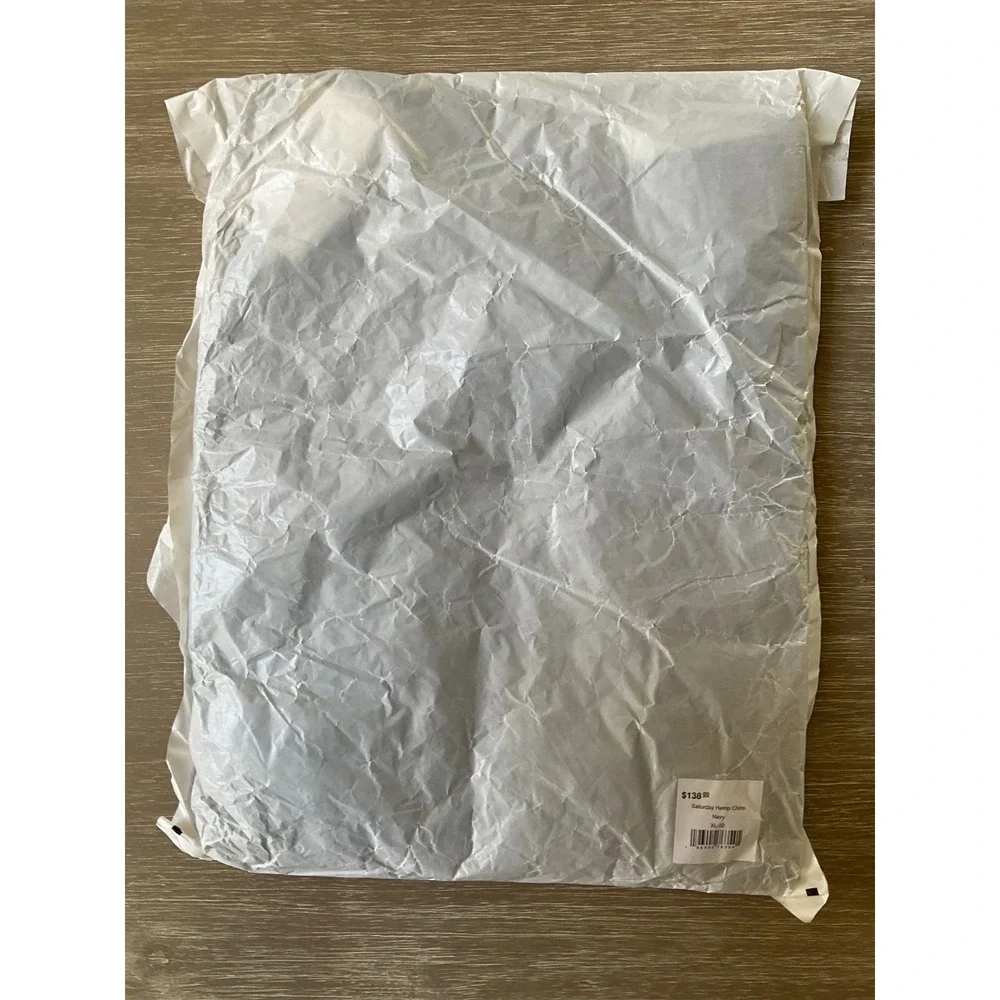 Marine Layer Saturday‎ Hemp Chino Navy Size XL x 32 New With Tags
